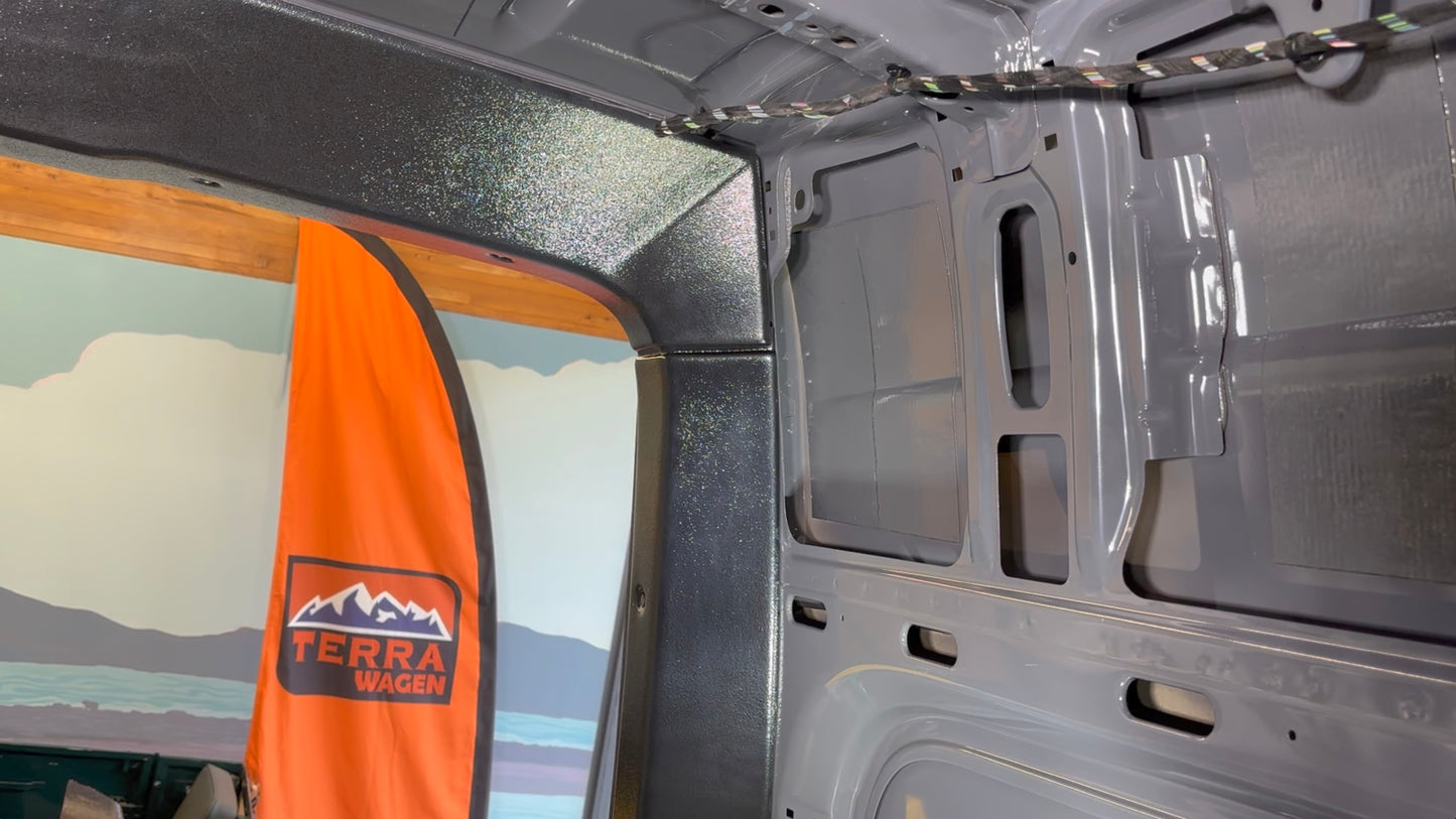 Kit de finition de porte arrière Tidy Trim pour fourgons à toit surélevé Mercedes Sprinter 906/907