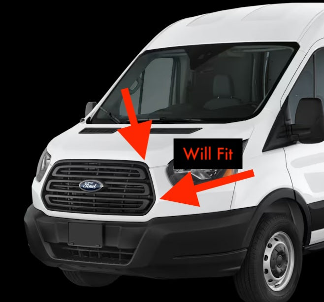 Aero Hood Spoiler for Ford Transit 2015-2020 – Paint Protection and Debris Deflection