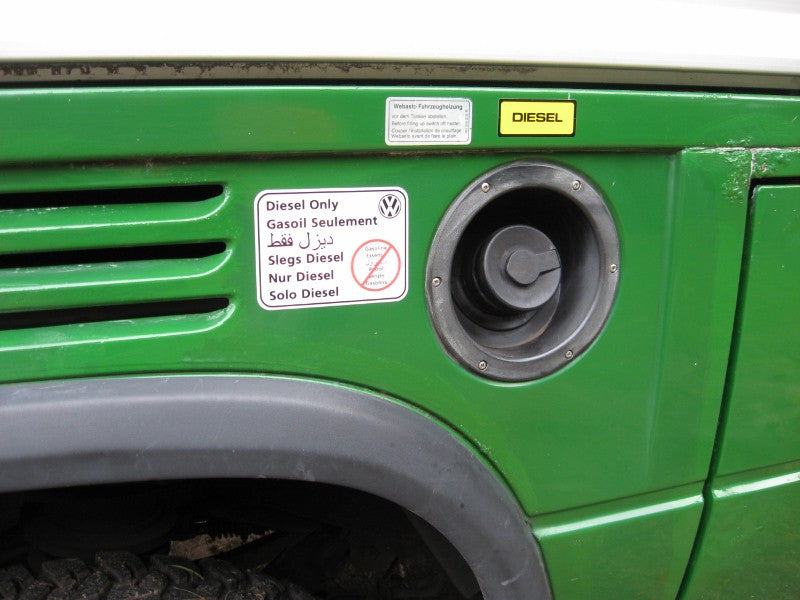 Diesel Only Sticker - Volkswagen