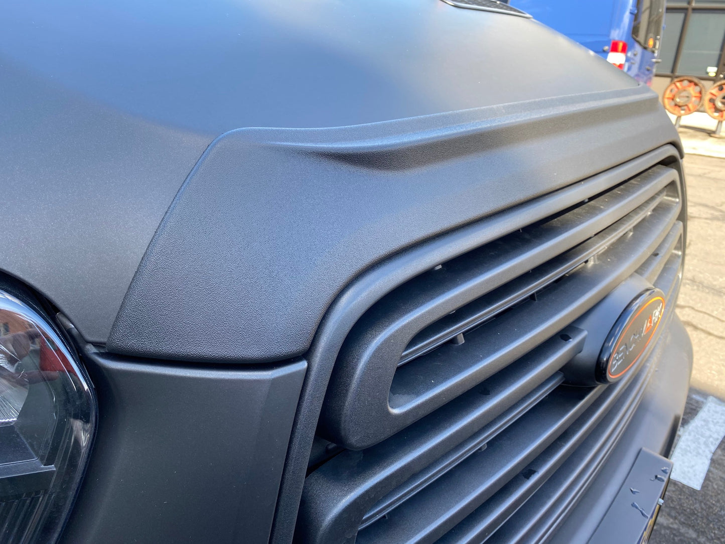 Aero Hood Spoiler for Ford Transit 2015-2020 – Paint Protection and Debris Deflection