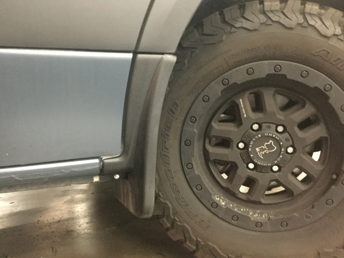 The New Sprinter wheel openings