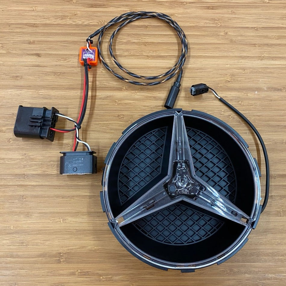 LED Grill Emblem für Mercedes Sprinter 907 – Passend für Chromgrill mit abnehmbarem Stern