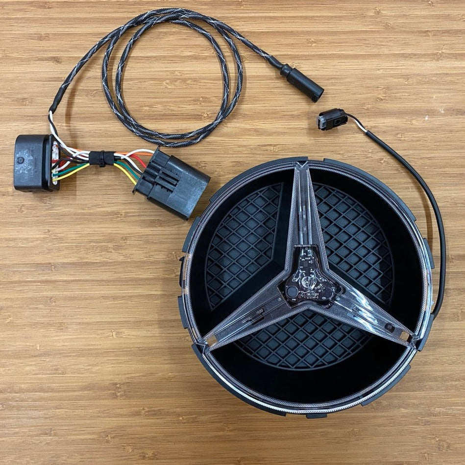 LED Grill Emblem für Mercedes Sprinter 907 – Passend für Chromgrill mit abnehmbarem Stern