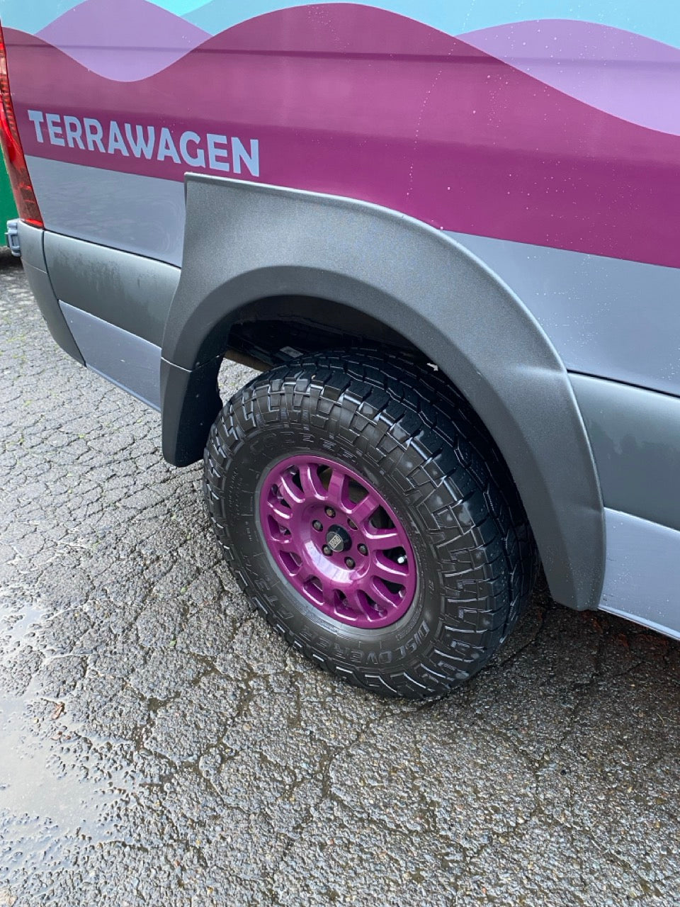 Élargisseurs d'ailes Desert Defender – Design arrière pointu, dégagement maximal des pneus pour Sprinter 2019-2026+