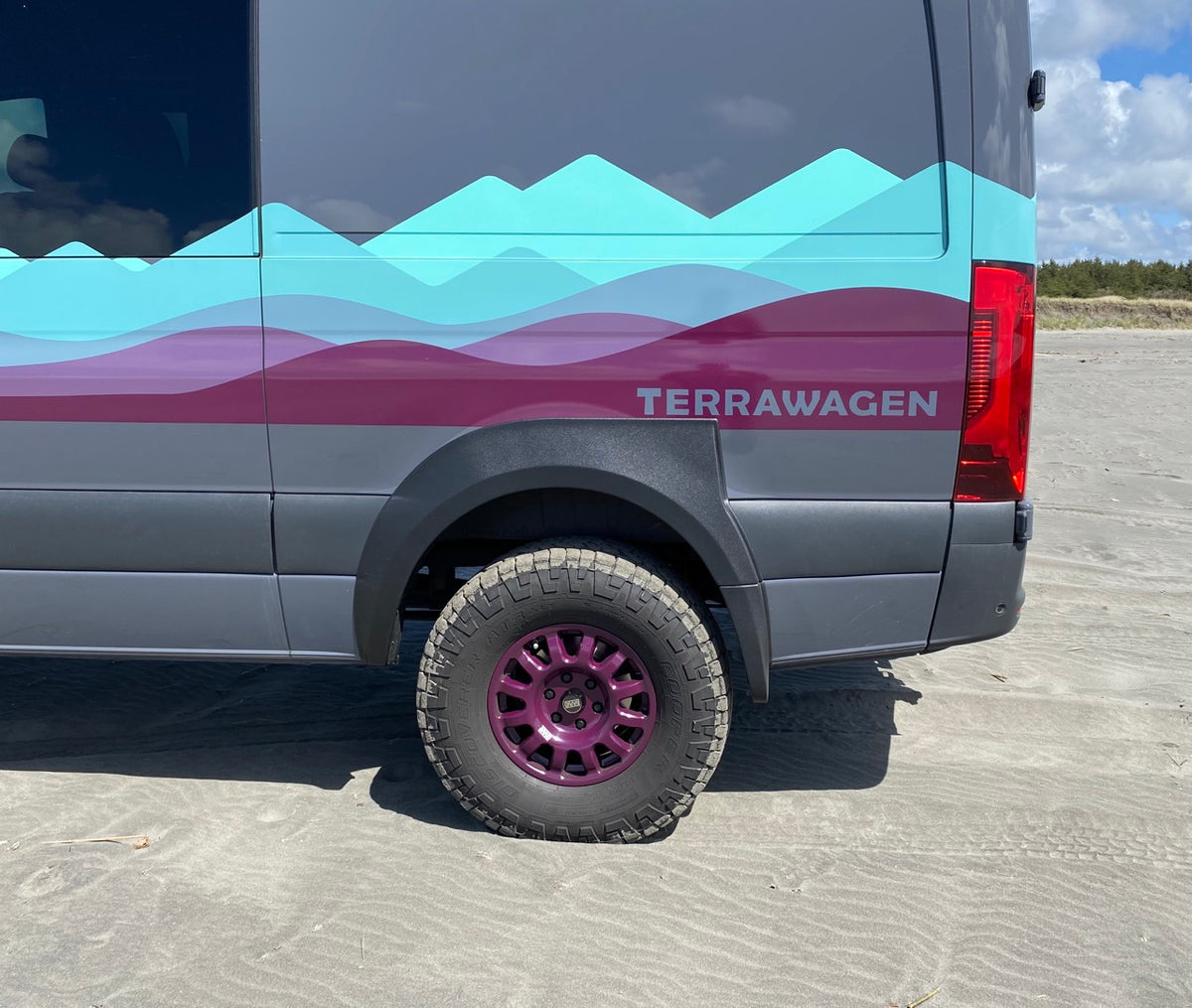 Élargisseurs d'ailes Desert Defender – Design arrière pointu, dégagement maximal des pneus pour Sprinter 2019-2026+