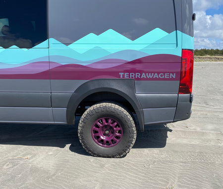 Élargisseurs d'ailes Desert Defender – Design arrière pointu, dégagement maximal des pneus pour Sprinter 2019-2026+