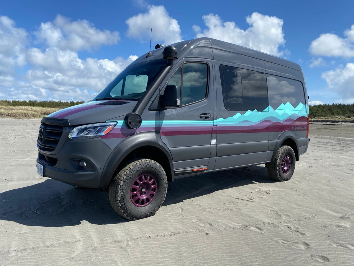Élargisseurs d'ailes Desert Defender – Design arrière pointu, dégagement maximal des pneus pour Sprinter 2019-2026+