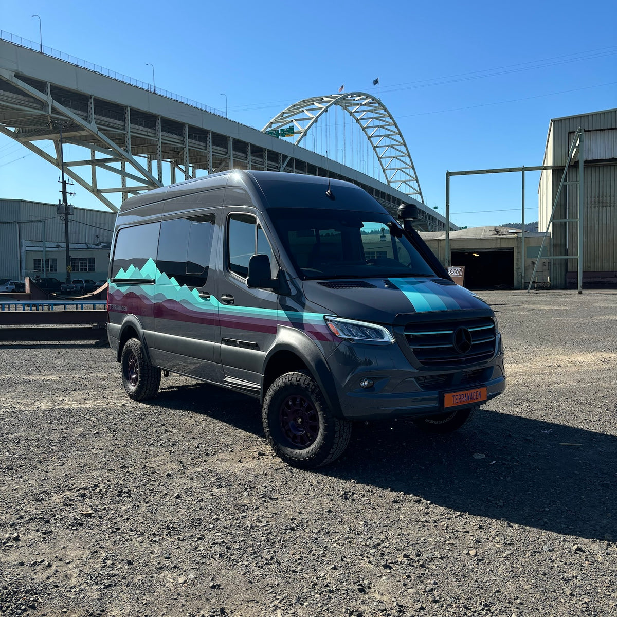 Desert Defender Classic Fender Flares – Rounded Rear Arch, Single Cut Install for 2019–2026+ Sprinter