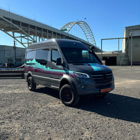 Desert Defender Classic Fender Flares – Rounded Rear Arch, Single Cut Install for 2019–2026+ Sprinter