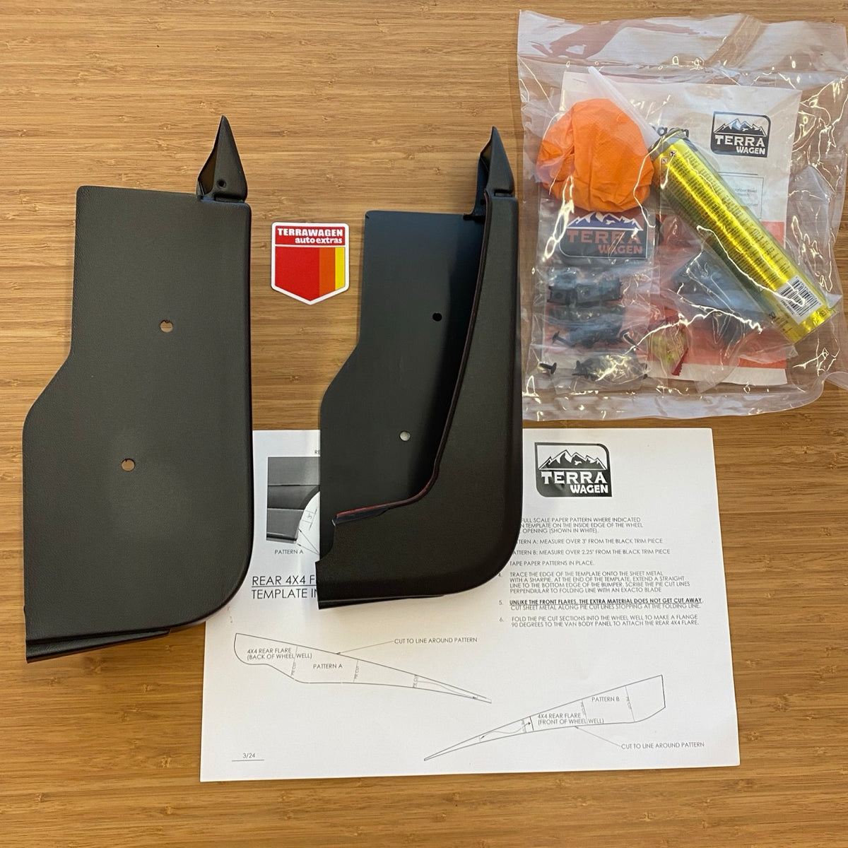 Kit de garde-boue arrière Mondo pour Sprinter – Solution de dégagement arrière pour pneus plus larges