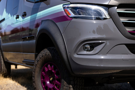 Élargisseurs d'ailes Desert Defender – Design arrière pointu, dégagement maximal des pneus pour Sprinter 2019-2026+