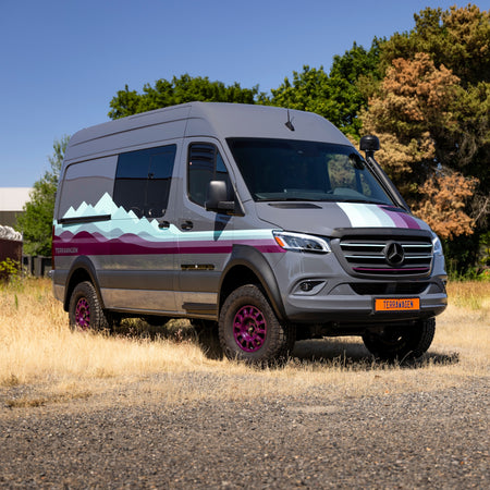 Desert Defender Classic Fender Flares – Rounded Rear Arch, Single Cut Install for 2019–2026+ Sprinter