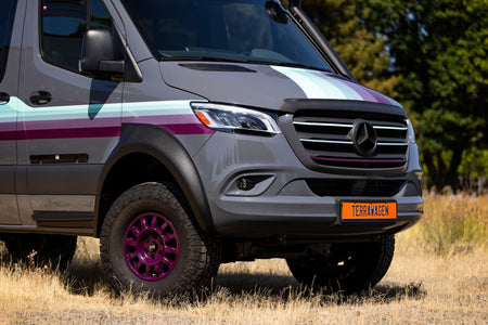 Aero Haubenspoiler für Sprinter 907 2019+ – Lackschutz und Abweiser für Schmutzpartikel