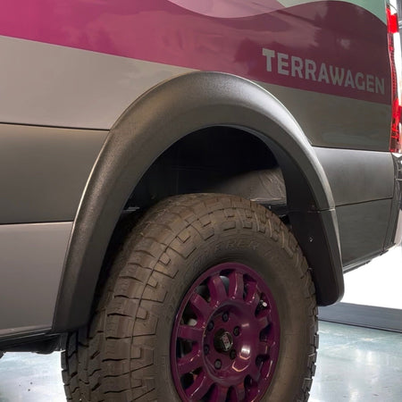 Desert Defender Classic Fender Flares – Rounded Rear Arch, Single Cut Install for 2019–2026+ Sprinter