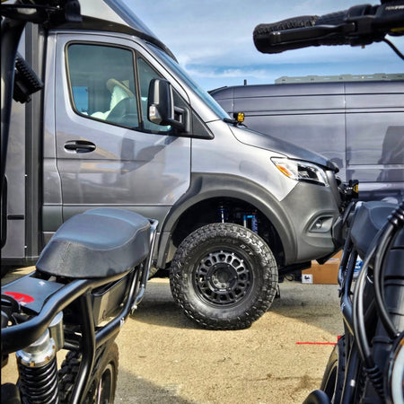 Élargisseurs d'ailes Desert Defender – Design arrière pointu, dégagement maximal des pneus pour Sprinter 2019-2026+