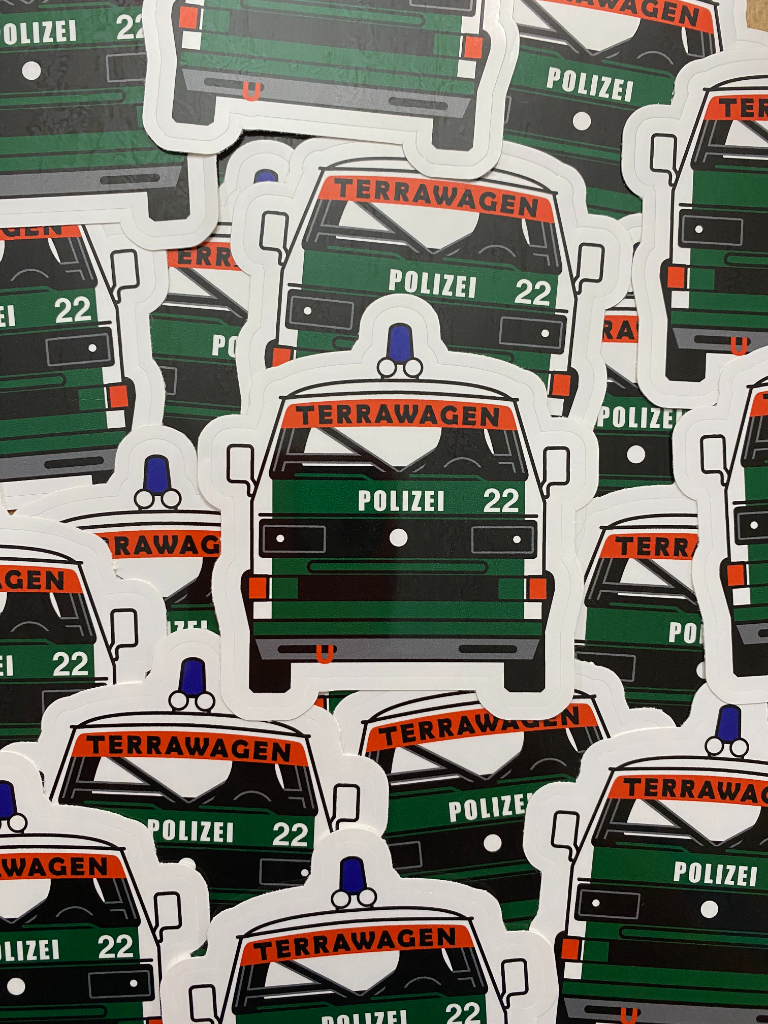 Terrawagen Team Polizei sticker