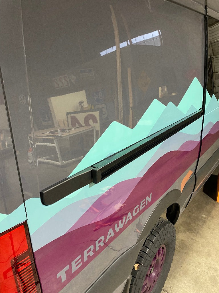 Cale de voie Terrawagen – Entretoise de porte coulissante Sprinter