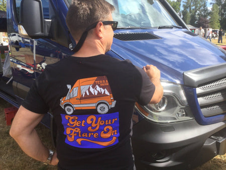 T-shirt Terrawagen "Get your flare on"