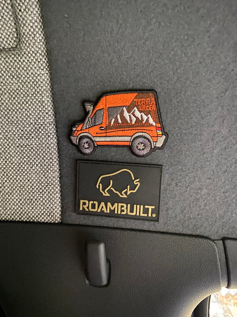 "Get your flare on" Sprinter van patch