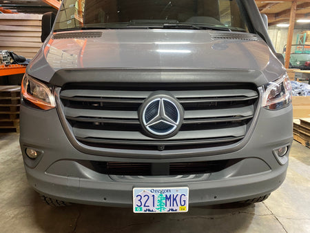 Emblème de calandre LED pour Mercedes Sprinter 907 – Convient aux calandres chromées avec étoile amovible