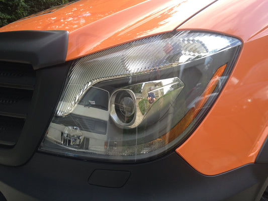 Sprinter headlight armor
