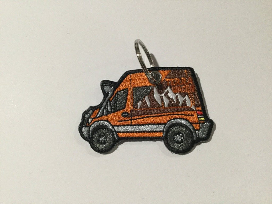 "Get your flare on"  Keychain