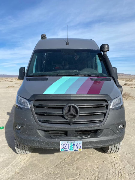 Aero Haubenspoiler für Sprinter 907 2019+ – Lackschutz und Abweiser für Schmutzpartikel