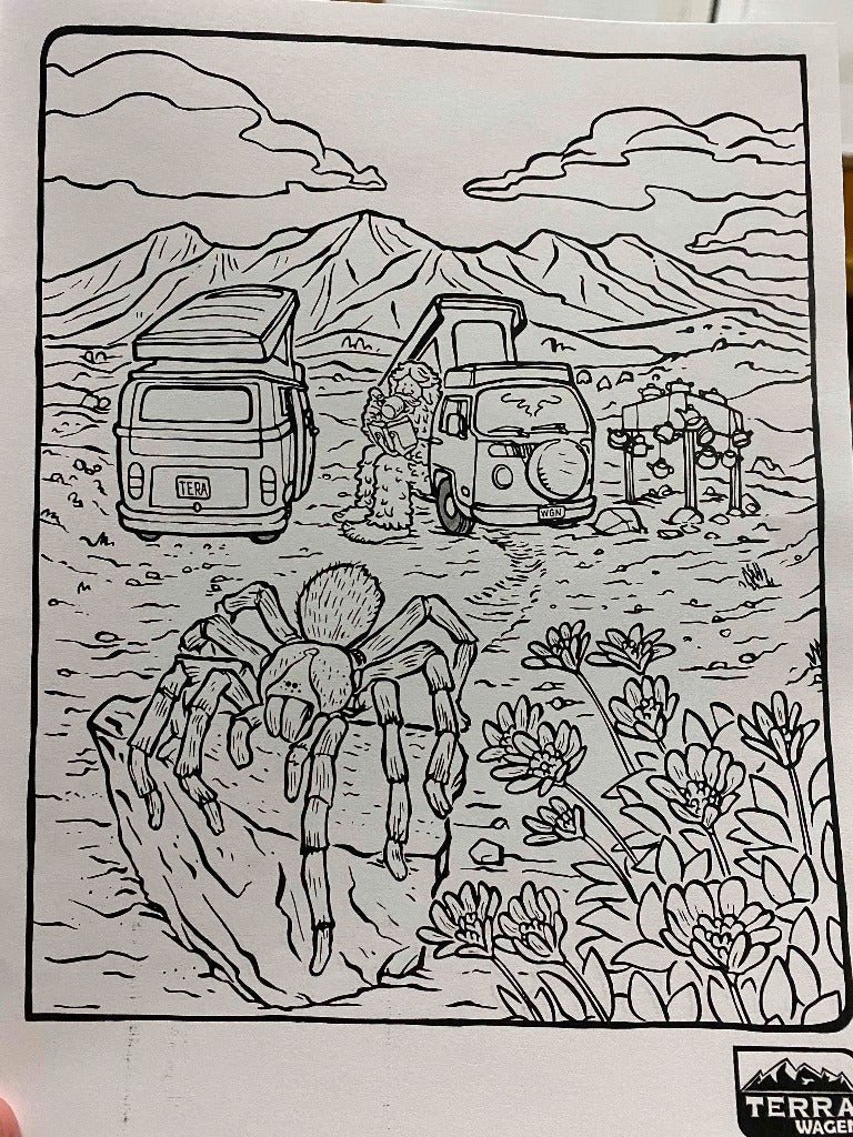 Livre de coloriage Terrawagen