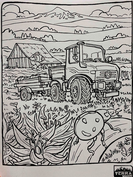 Livre de coloriage Terrawagen