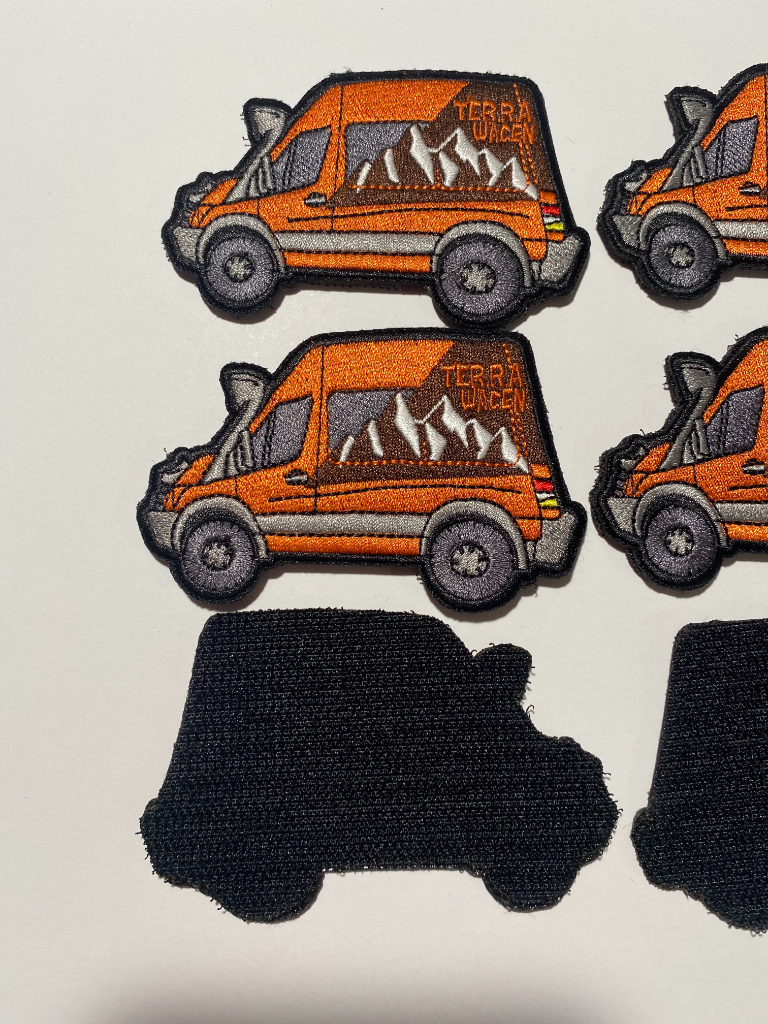 "Get your flare on" Sprinter van patch